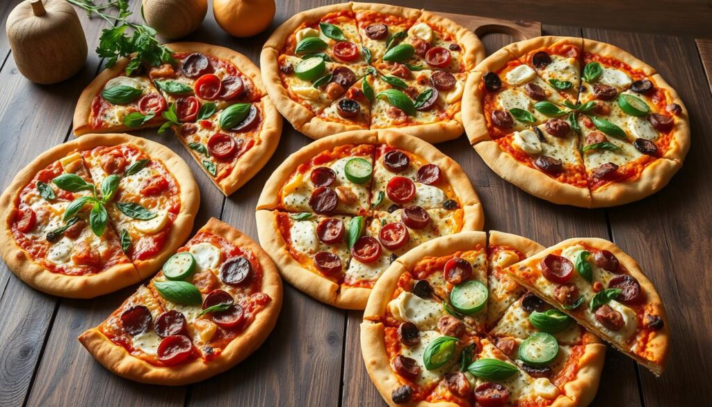 Schüttelpizza Varianten